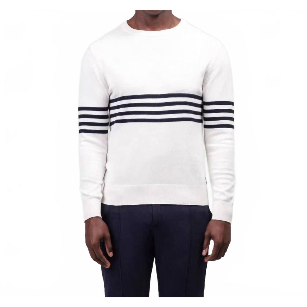 NEW RON DORFF men's sweater in off white
